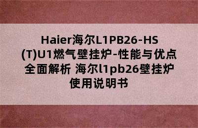 Haier海尔L1PB26-HS(T)U1燃气壁挂炉-性能与优点全面解析 海尔l1pb26壁挂炉使用说明书